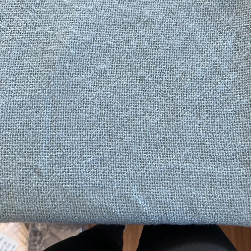 West elm throw blanket, light blue 50x60